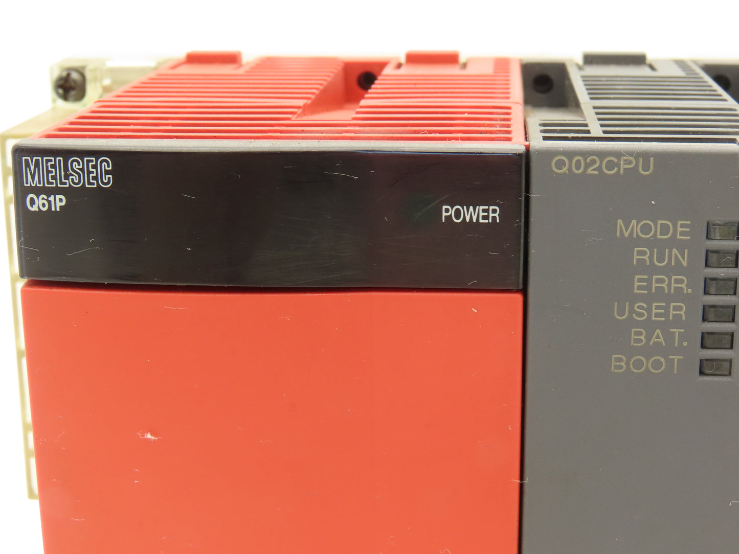 Mitsubishi Electric Q02CPU Melsec PLC Backplane Rack Power Supply CPU 8 Slot