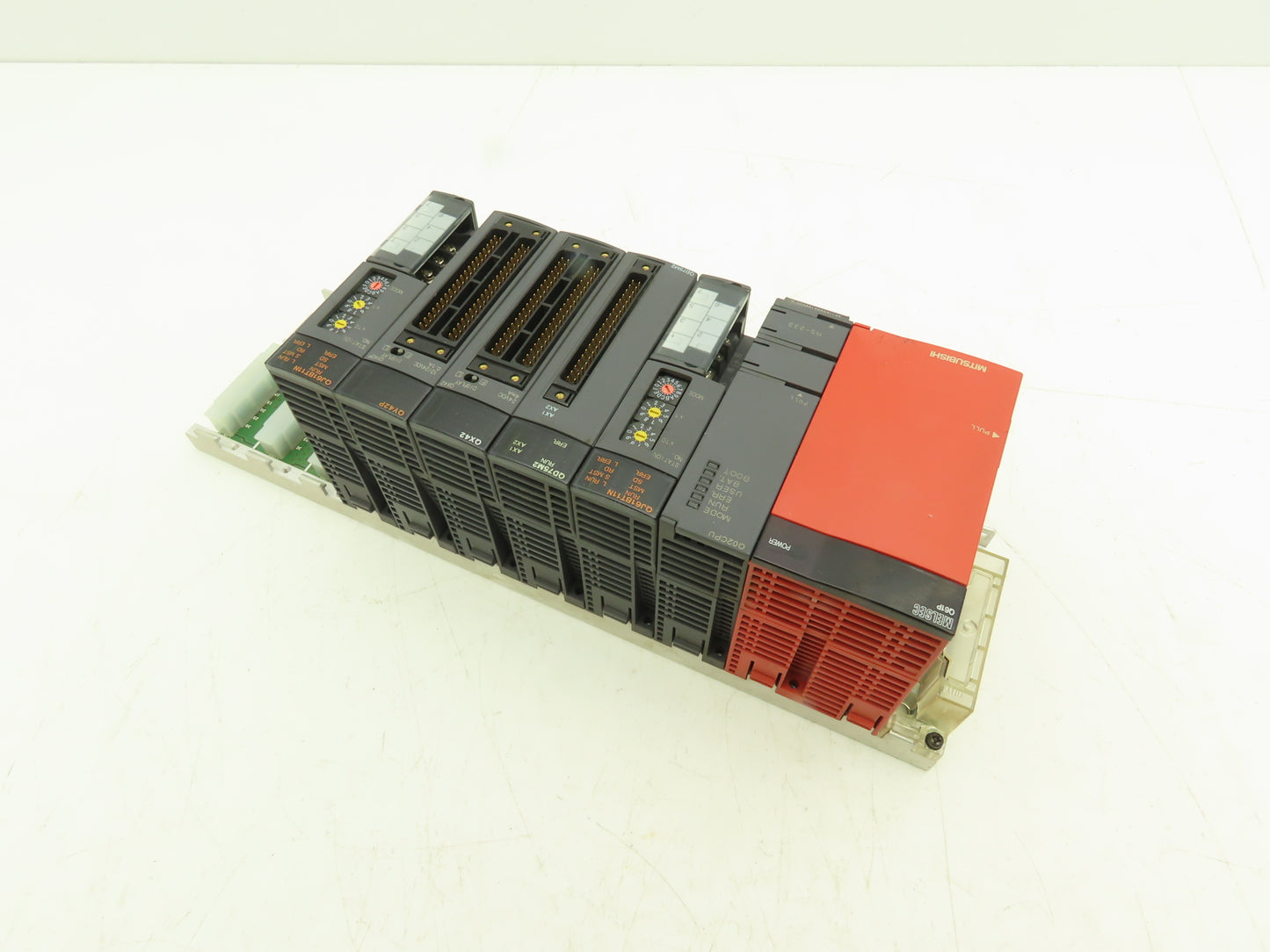 Mitsubishi Electric Q02CPU Melsec PLC Backplane Rack Power Supply CPU 8 Slot
