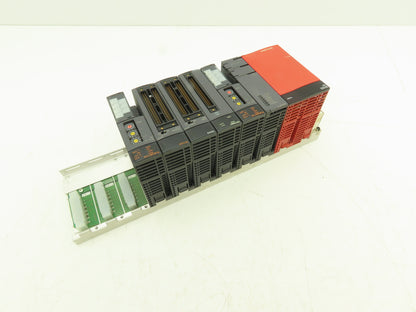 Mitsubishi Electric Q02CPU Melsec PLC Backplane Rack Power Supply CPU 8 Slot