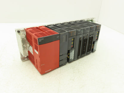 Mitsubishi Electric Q02CPU Melsec PLC Backplane Rack Power Supply CPU 8 Slot