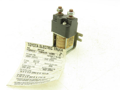 Contact Industries CT156A-24C4 AC Motor Contactor 24V Toyota 7HBW23 Pallet Jack