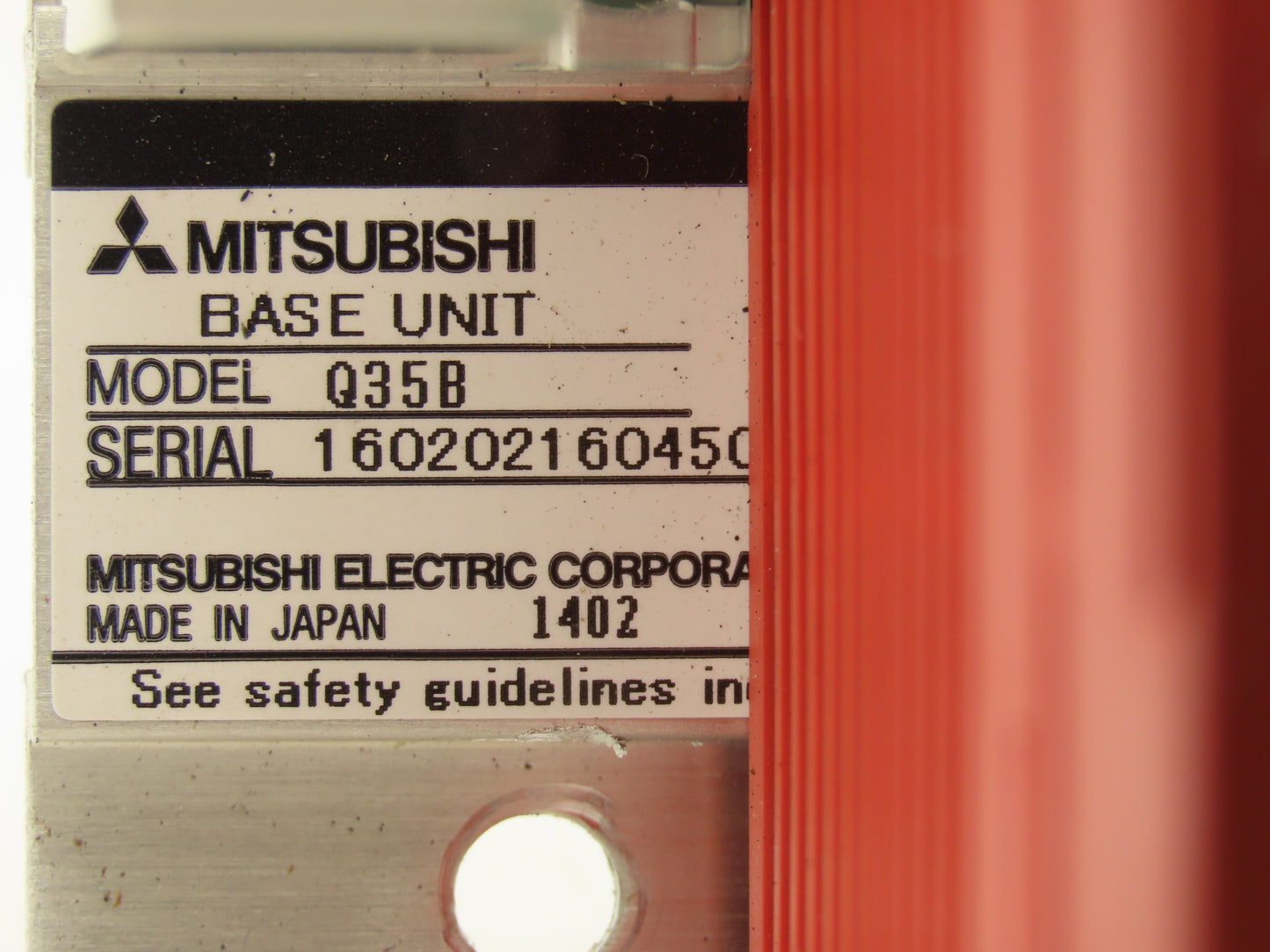 Mitsubishi Electric Q10UDEHCPU Melsec PLC Backplane Rack Power Supply CPU 5 Slot