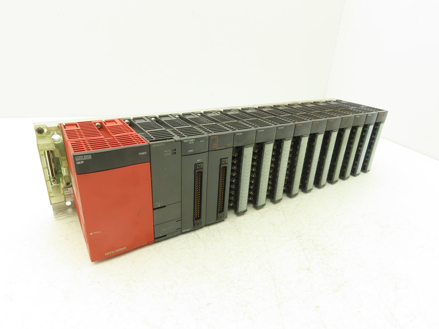 Mitsubishi Electric Q00CPU Melsec PLC Backplane Rack Power Supply CPU 12 Slot