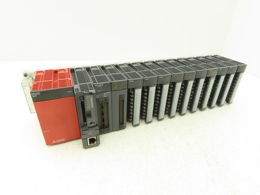 Mitsubishi Electric Q03UDECPU Melsec PLC Backplane Rack Power Supply CPU 12 Slot