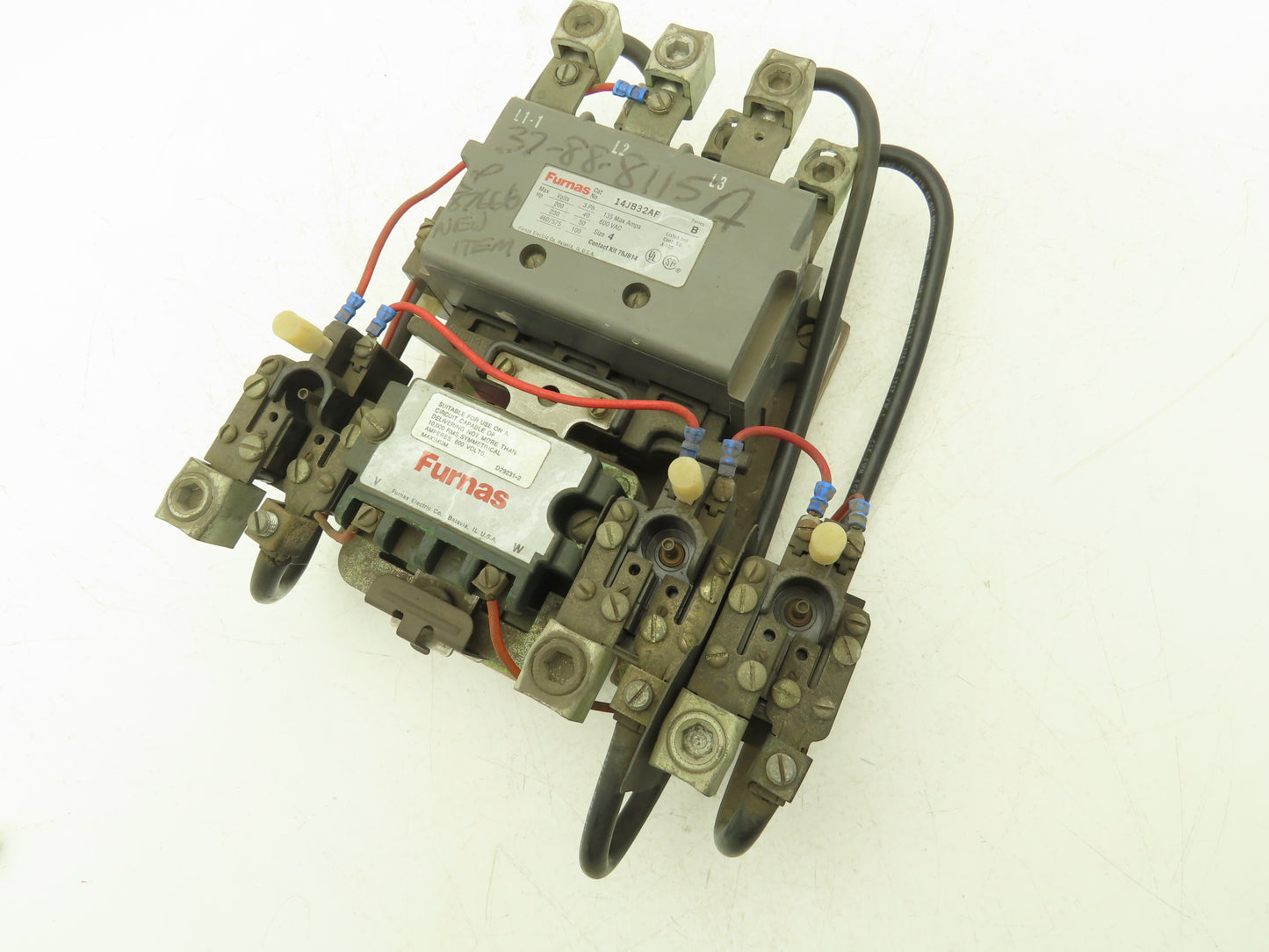 Furnas 14JB32AF NEMA Size 4 Motor Starter 100A 575VAC 25Hp 230/460V Coil