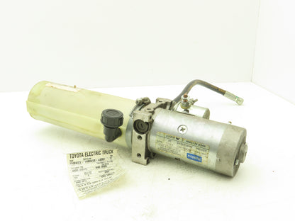 Haldex 24MG2A2-HE Hydraulic Pump Motor 24V Off Toyota 7HBW23 Pallet Jack