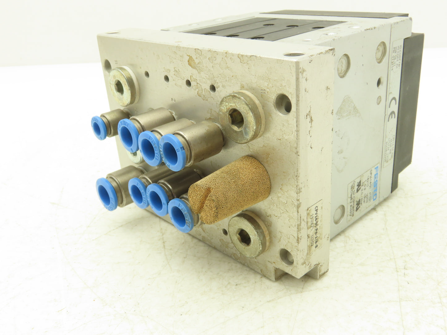Festo CPV-14-VI 4-Station 14mm Pneumatic Valve Manifold 800l/min G1/8 Ports