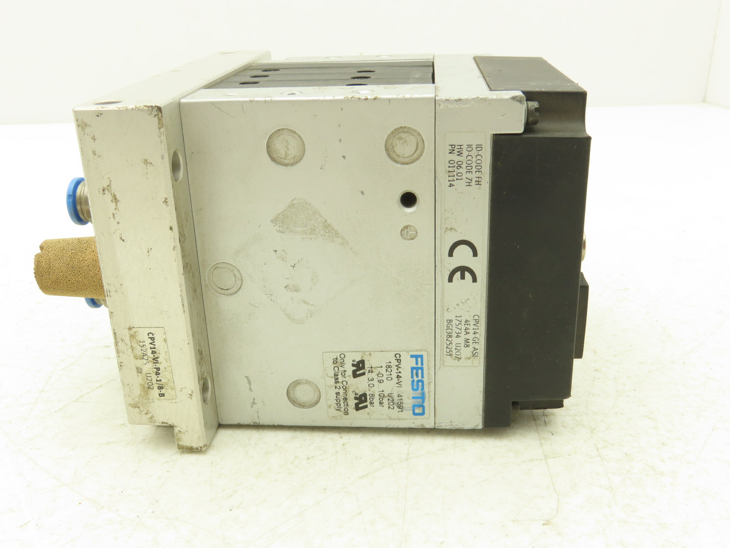 Festo CPV-14-VI 4-Station 14mm Pneumatic Valve Manifold 800l/min G1/8 Ports
