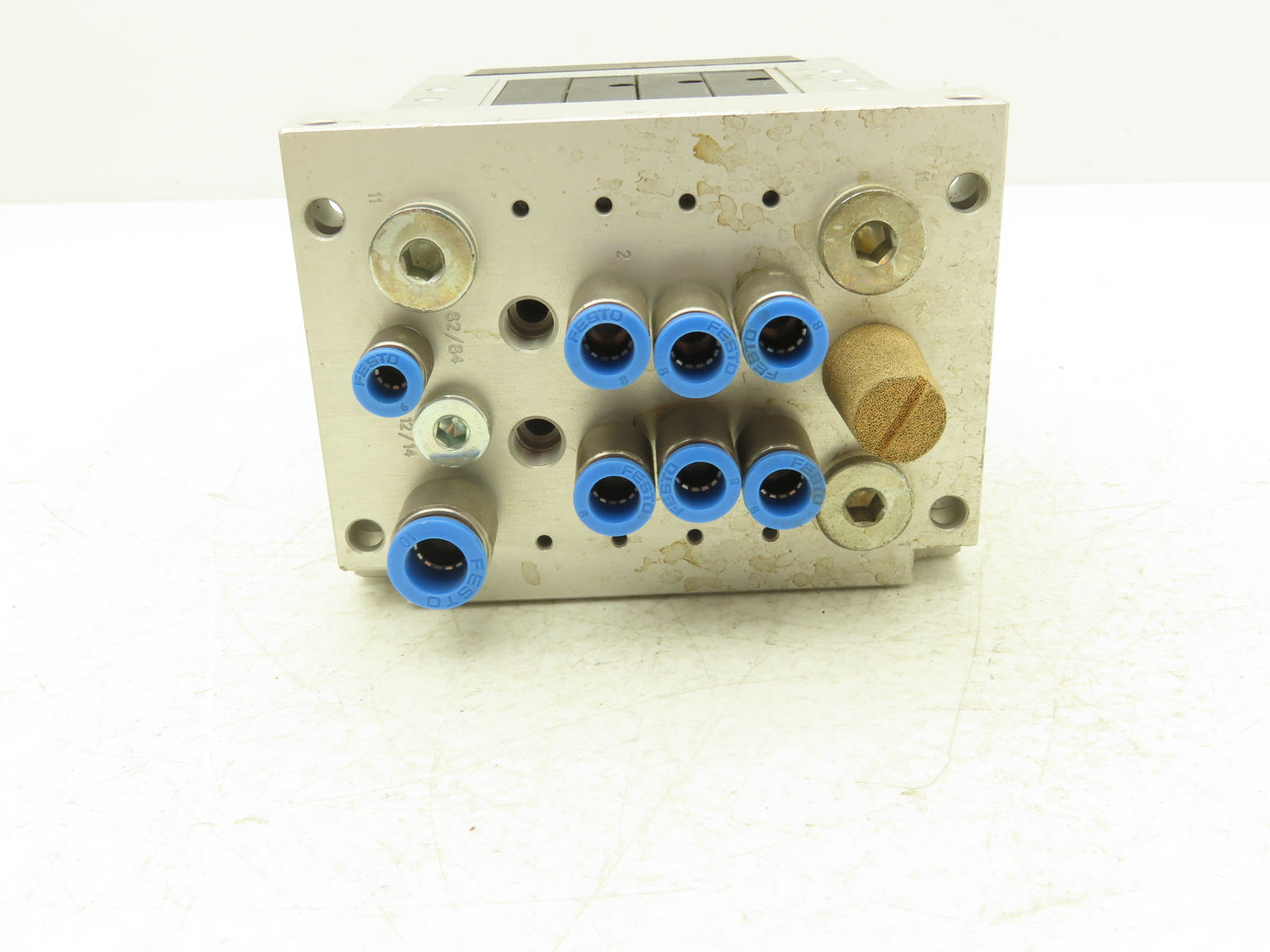 Festo CPV-14-VI 4-Station 14mm Pneumatic Valve Manifold 800l/min G1/8 Ports