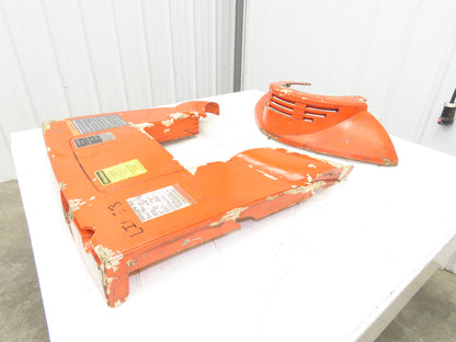 Toyota 7HBW23 Plastic Shroud Cover Set Removed From 7HBW23 Pallet Jack 4500 lb