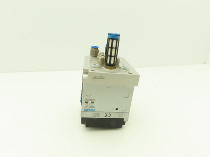 Festo CPV-14-VI 4-Station 14mm Pneumatic Valve Manifold 800l/min G1/8 Ports