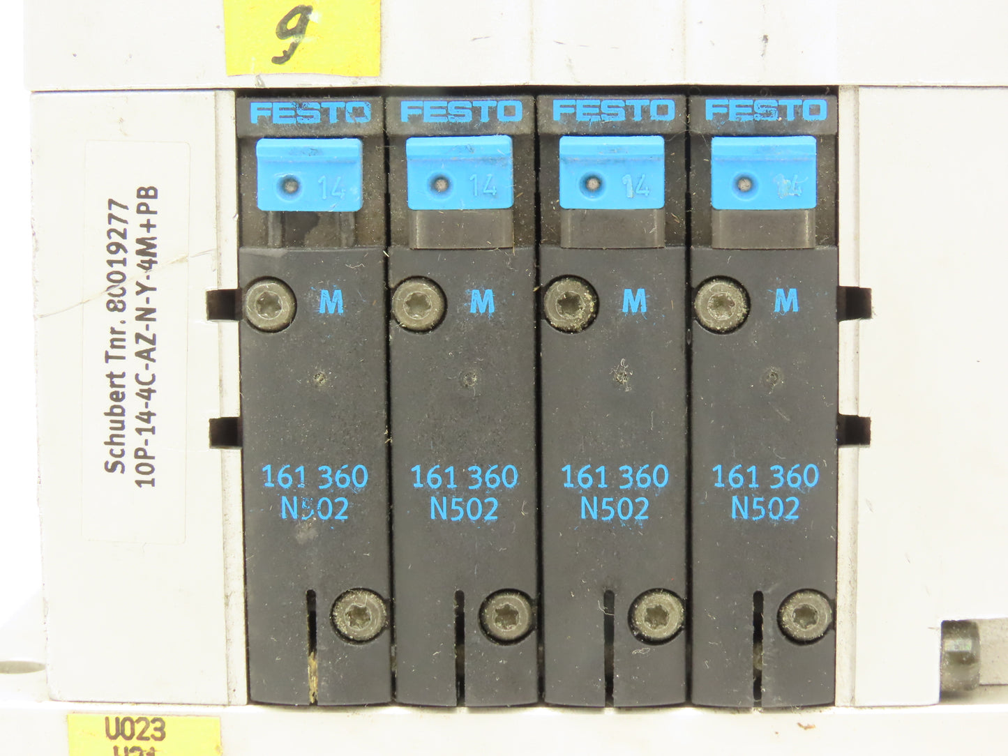 Festo CPV-14-VI 4-Station 14mm Pneumatic Valve Manifold 800l/min G1/8 Ports