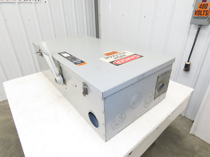 Siemens F-355 Vacu Break Clampamtic Safety Disconnect Switch 400A 600V 3P Fused