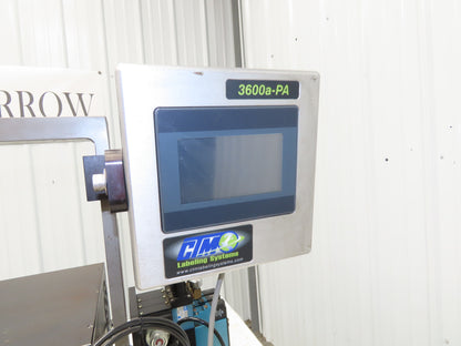 CTM 3600A-S84-EX High Speed Label Applicator SATO Thermal Printer 5" Width