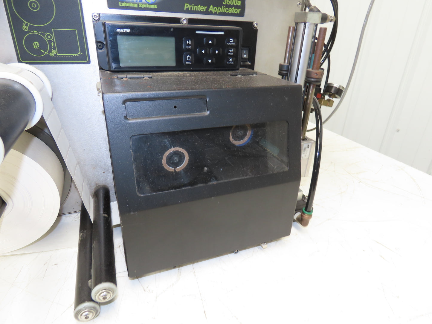 CTM 3600A-S84-EX High Speed Label Applicator SATO Thermal Printer 5" Width