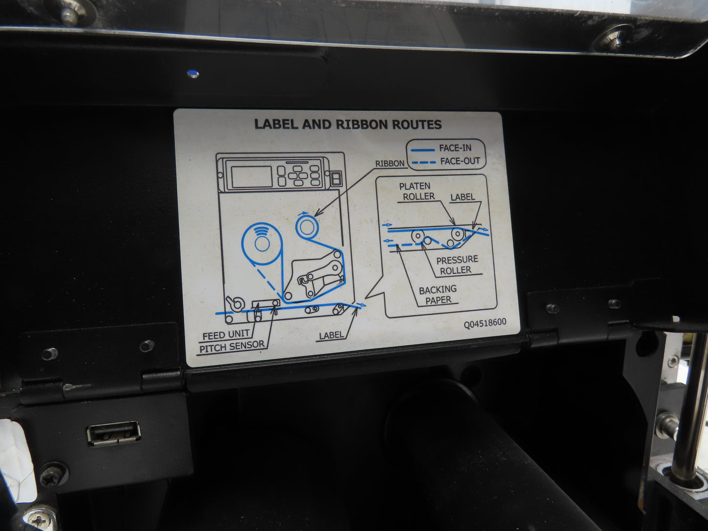 CTM 3600A-S84-EX High Speed Label Applicator SATO Thermal Printer 5" Width