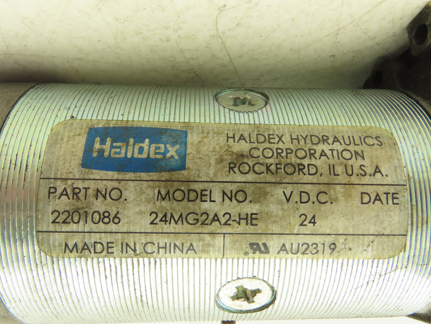 Haldex 24MG2A2-HE Hydraulic Pump Motor 24V Off Toyota 7HBW23 Pallet Jack