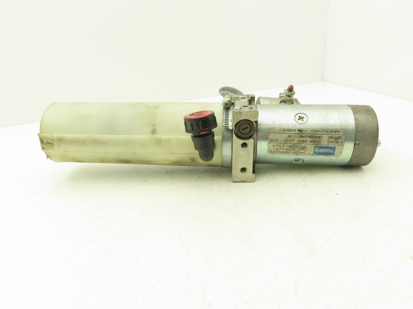 Haldex 24MG2A2-HE Hydraulic Pump Motor 24V Off Toyota 7HBW23 Pallet Jack