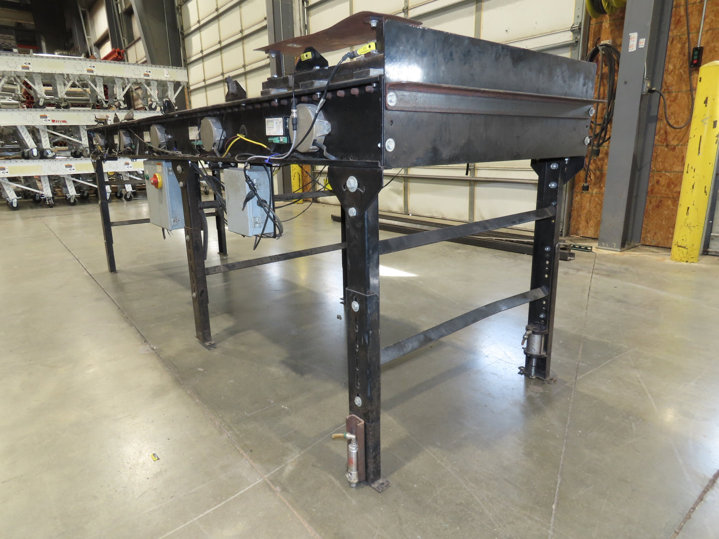 35.5"x 10' Accumulation Roller Conveyor 32"BF 24V O-Ring UniDrive ZPA Module