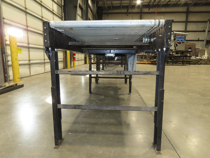 35.5"x 10' Accumulation Roller Conveyor 32"BF 24V O-Ring UniDrive ZPA Module