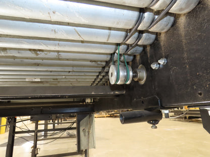 35.5"x 10' Accumulation Roller Conveyor 32"BF 24V O-Ring UniDrive ZPA Module