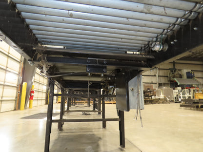 35.5"x 10' Accumulation Roller Conveyor 32"BF 24V O-Ring UniDrive ZPA Module