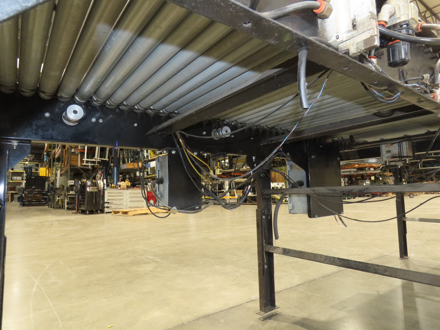 35.5"x 10' Accumulation Roller Conveyor 32"BF 24V O-Ring UniDrive ZPA Module