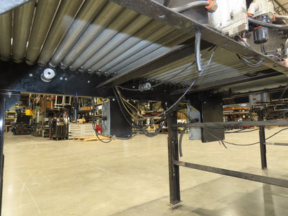 35.5"x 10' Accumulation Roller Conveyor 32"BF 24V O-Ring UniDrive ZPA Module