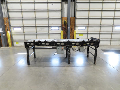 35.5"x 10' Accumulation Roller Conveyor 32"BF 24V O-Ring UniDrive ZPA Module