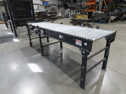 35.5"x 10' Accumulation Roller Conveyor 32"BF 24V O-Ring UniDrive ZPA Module