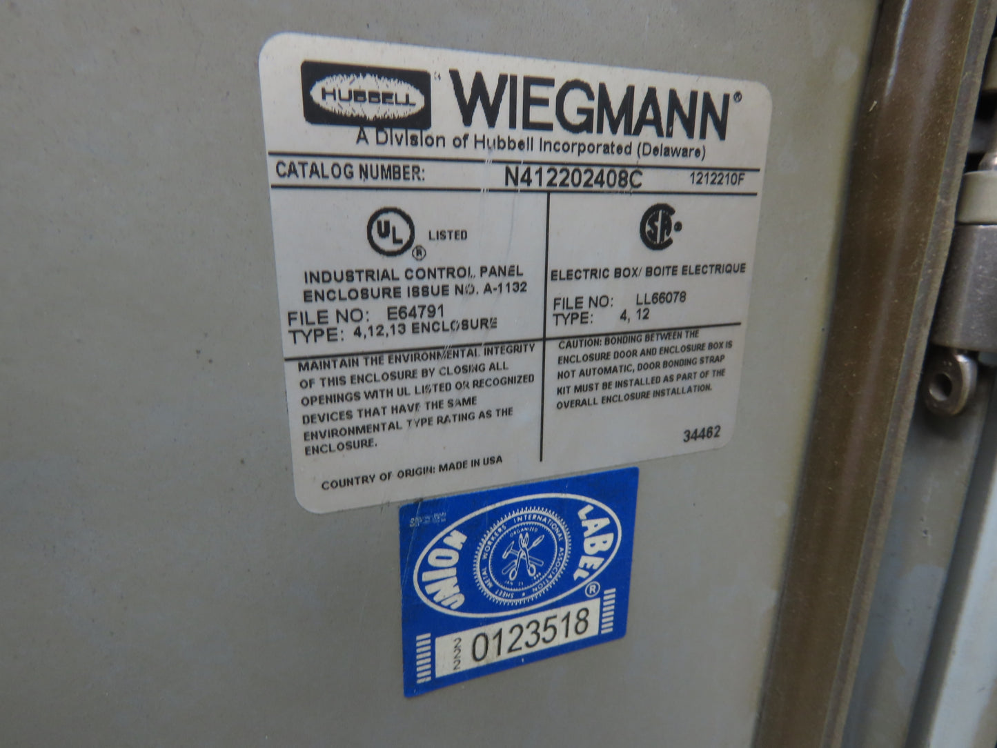 SME Pallet Feeder Conveyor VFD Control Panel Variable Speed Drives 3PH GS2-41P0