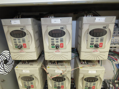 SME Pallet Feeder Conveyor VFD Control Panel Variable Speed Drives 3PH GS2-41P0