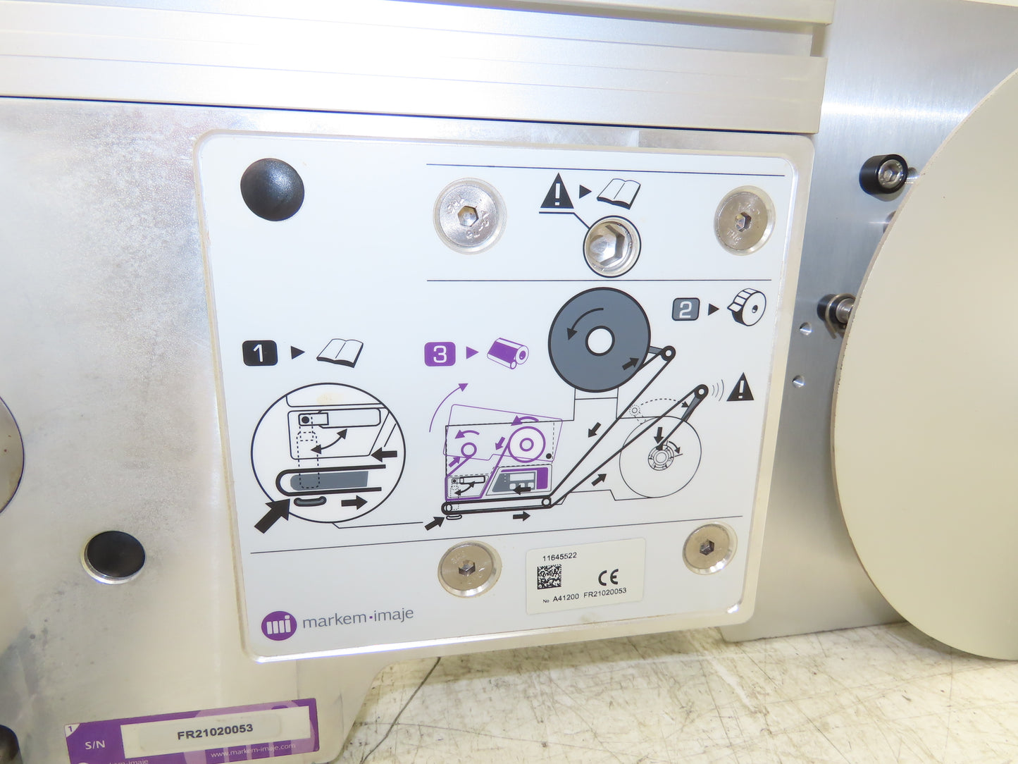 Markem Imaje 2200 High Speed Label Applicator Thermal Printer 5" Width 2021