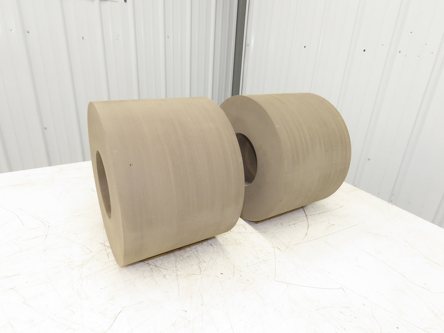 Cel Star A80R2R Centerless Cylindrical Grinding Wheel 14"OD x 20"W x 6"ID Set