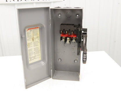 Square D HU363 Safety Disconnect Switch 100 Amp 600V 3 Pole Ph Non-Fusible