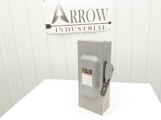 Square D HU363 Safety Disconnect Switch 100 Amp 600V 3 Pole Ph Non-Fusible