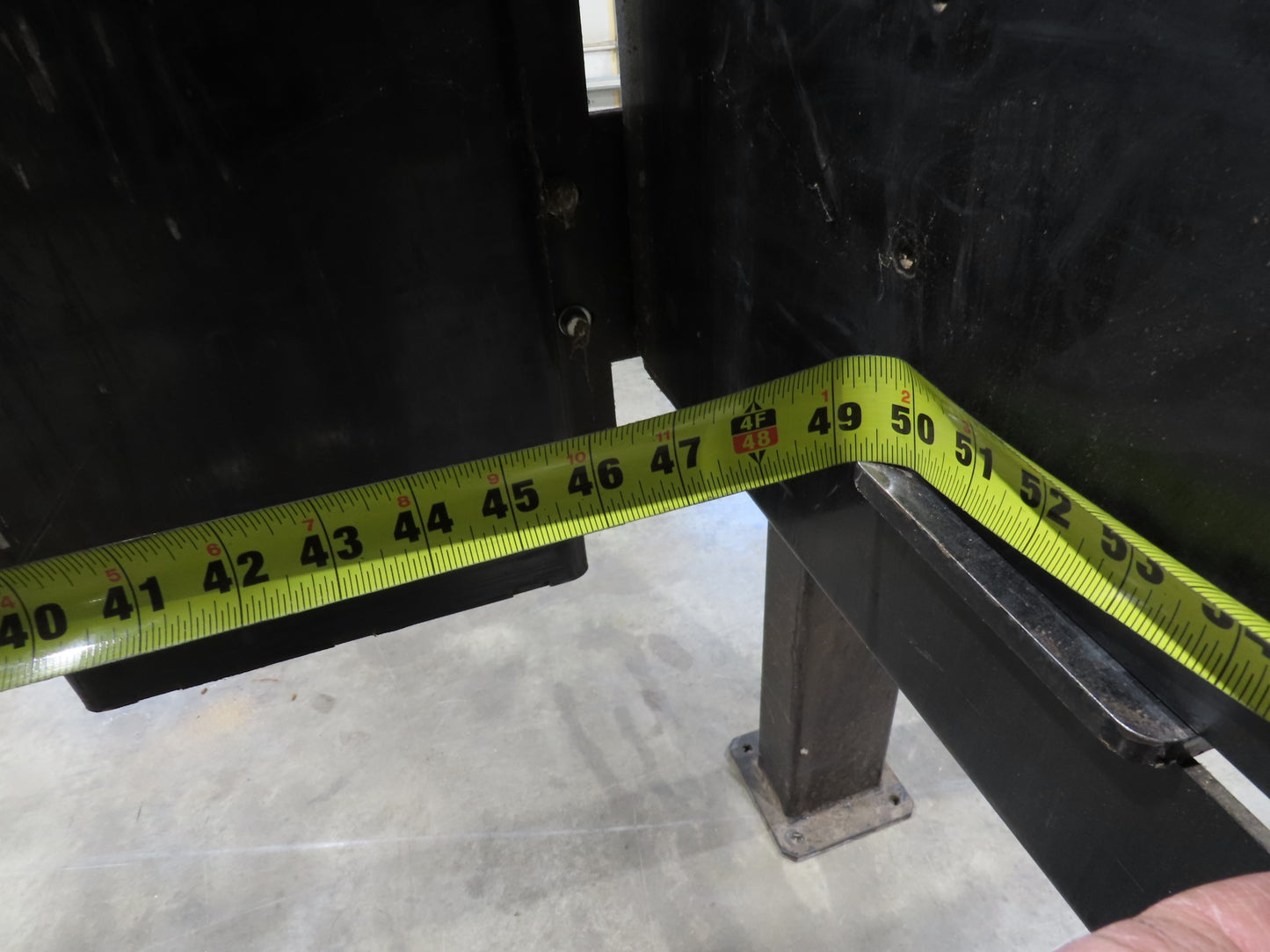 42"W x 48"L Pallet Feeder Dispenser for Robot Palletizer Conveyor 98"H