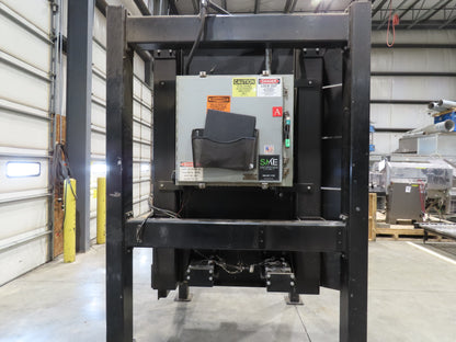 42"W x 48"L Pallet Feeder Dispenser for Robot Palletizer Conveyor 98"H