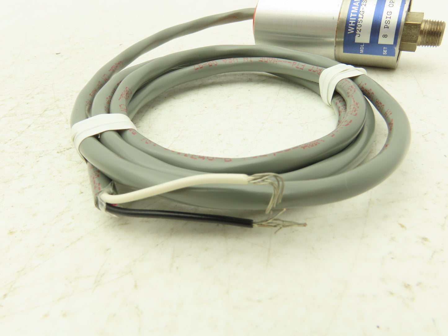 Whitman J205LG-2S-F11L48-X High Pressure Switch 3000PSIG Max 115VAC 1/8" NPT