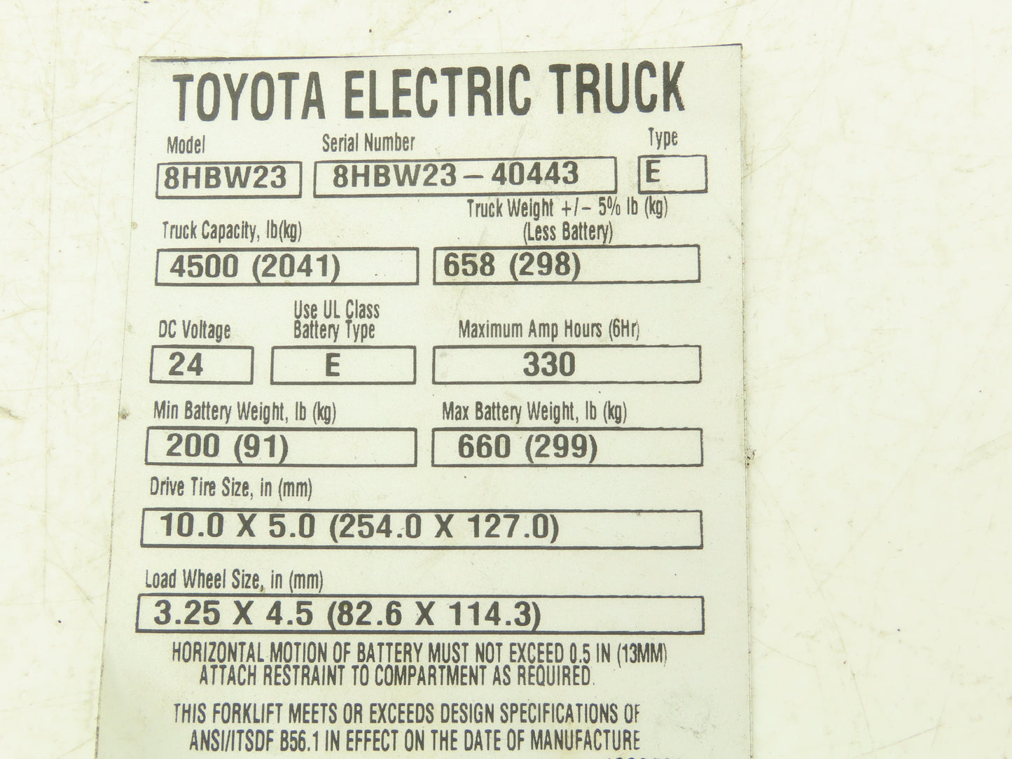 Curtis SW92/53P AC Motor Contactor Set 24V Toyota 8HBW23 Pallet Jack SW80-2227P