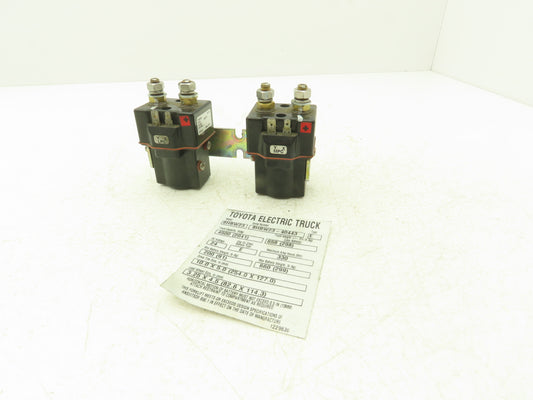 Curtis SW92/53P AC Motor Contactor Set 24V Toyota 8HBW23 Pallet Jack SW80-2227P