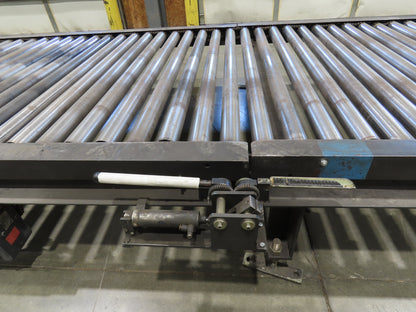 Orion 52"W x 36'L Pallet Conveyor 2.5" Roller with 90° Rotator 3PH Chain Drive