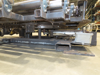 Orion 52"W x 36'L Pallet Conveyor 2.5" Roller with 90° Rotator 3PH Chain Drive