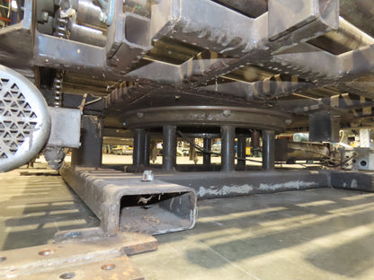 Orion 52"W x 36'L Pallet Conveyor 2.5" Roller with 90° Rotator 3PH Chain Drive