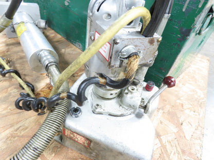 Greenlee One Shot Hydraulic Bender 883-4 Set 1.25-3" Rigid Conduit Needs Rebuilt