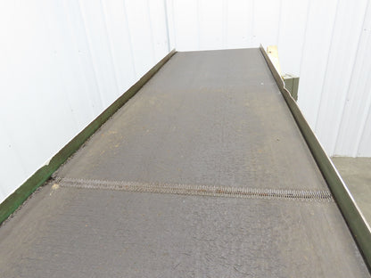 Wardcraft 24"x 10' Portable Incline Belt Conveyor .33Hp 3PH Chain Drive 36FPM