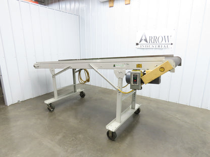 Wardcraft 24"x 10' Portable Incline Belt Conveyor .33Hp 3PH Chain Drive 36FPM