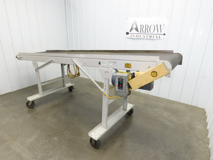 Wardcraft 24"x 10' Portable Incline Belt Conveyor .33Hp 3PH Chain Drive 36FPM