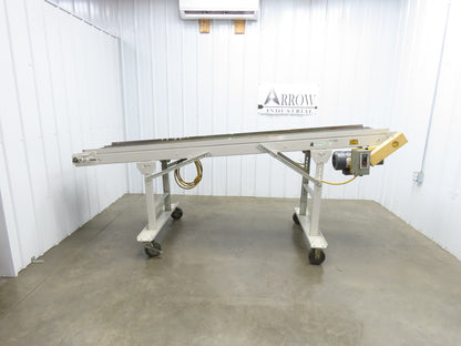 Wardcraft 24"x 10' Portable Incline Belt Conveyor .33Hp 3PH Chain Drive 36FPM