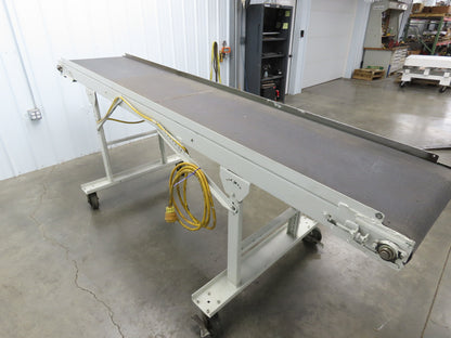 Wardcraft 24"x 10' Portable Incline Belt Conveyor .33Hp 3PH Chain Drive 36FPM
